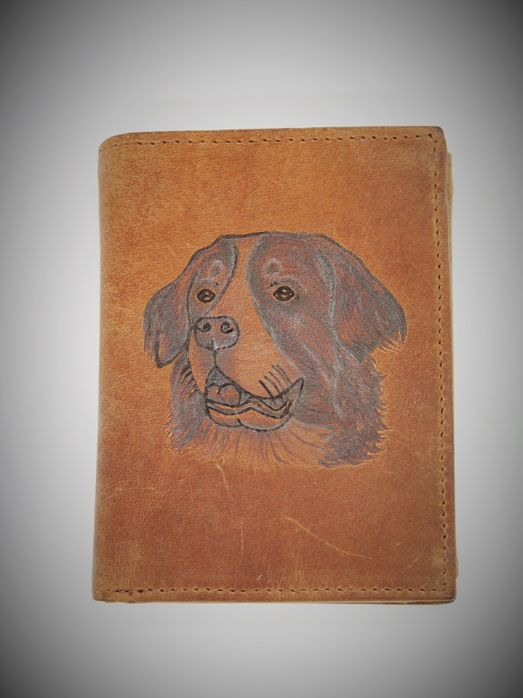 SEWL-32 Hand-Gebrannt Hundekopf