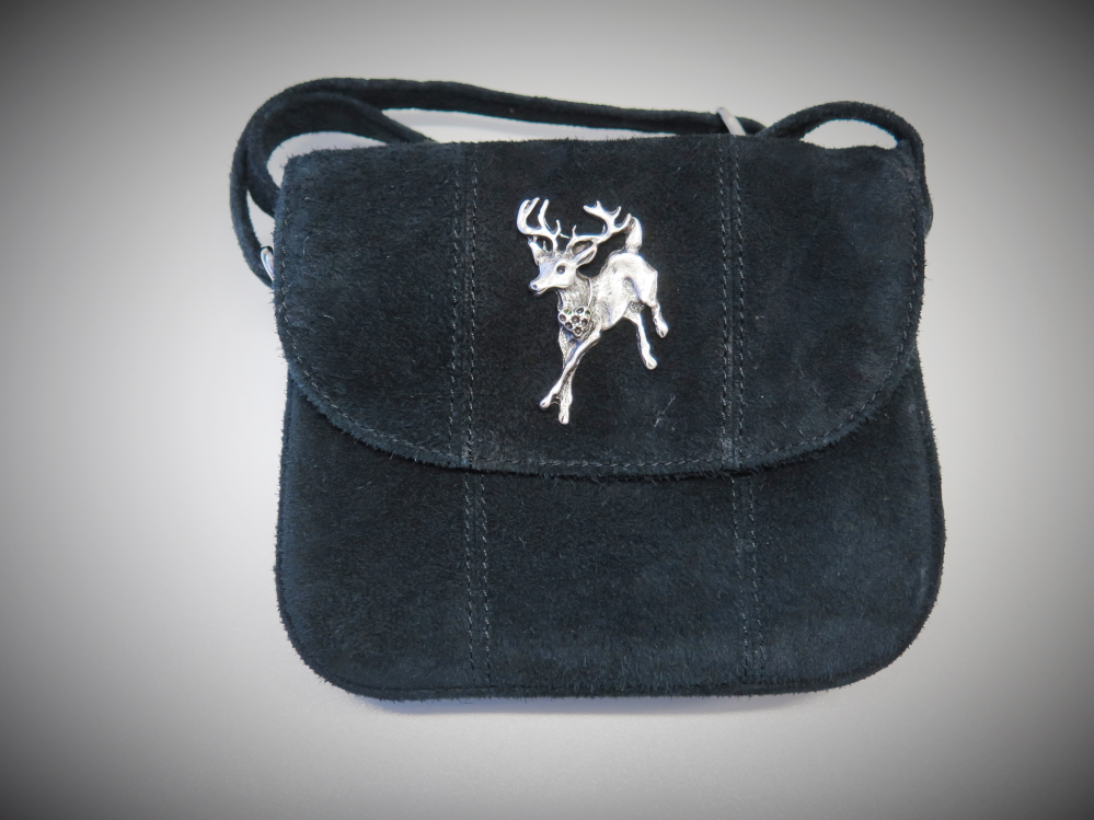 Trachten Umhängetäschli Schwarz V